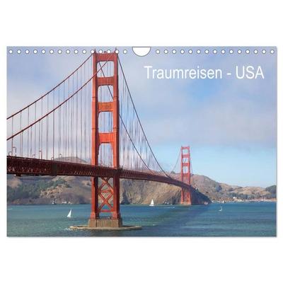 Traumreisen USA (Wandkalender 2026 DIN A4 quer), CALVENDO Monatskalender