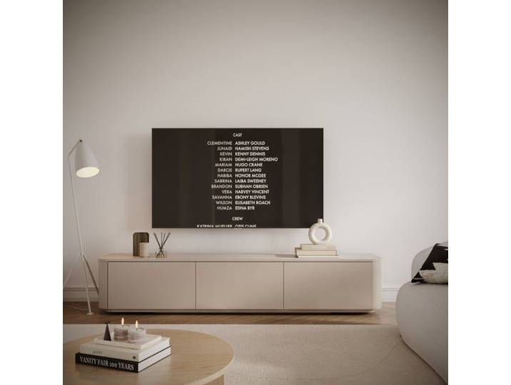 Meuble TV à 3 portes - Luvio - 200 cm - Cachemire