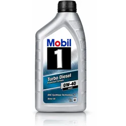 0W-40 Mobil Turbo Diesel Motoröl 1 Liter
