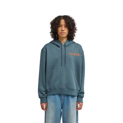 Kapuzensweatshirt ELEMENT "Peace Of Mind", Damen, Gr. M, grün (schwarz slate), Obermaterial: 55% Baumwolle, 25% Baumwolle, 20% Polyester., Sweatshirts