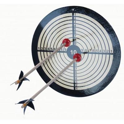 BestSaller 1220 - Holz-Zielscheibe Classic, historisch, natur/schwarz, Ø 32cm