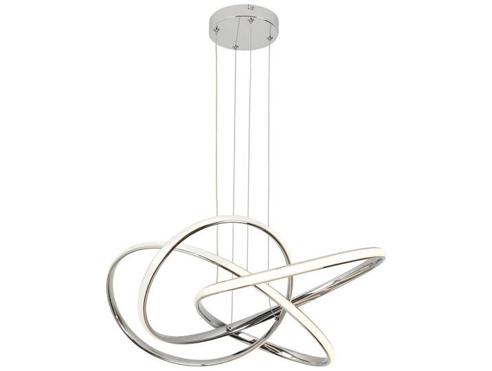 Led-hängeleuchte 60/120 cm Chromfarben