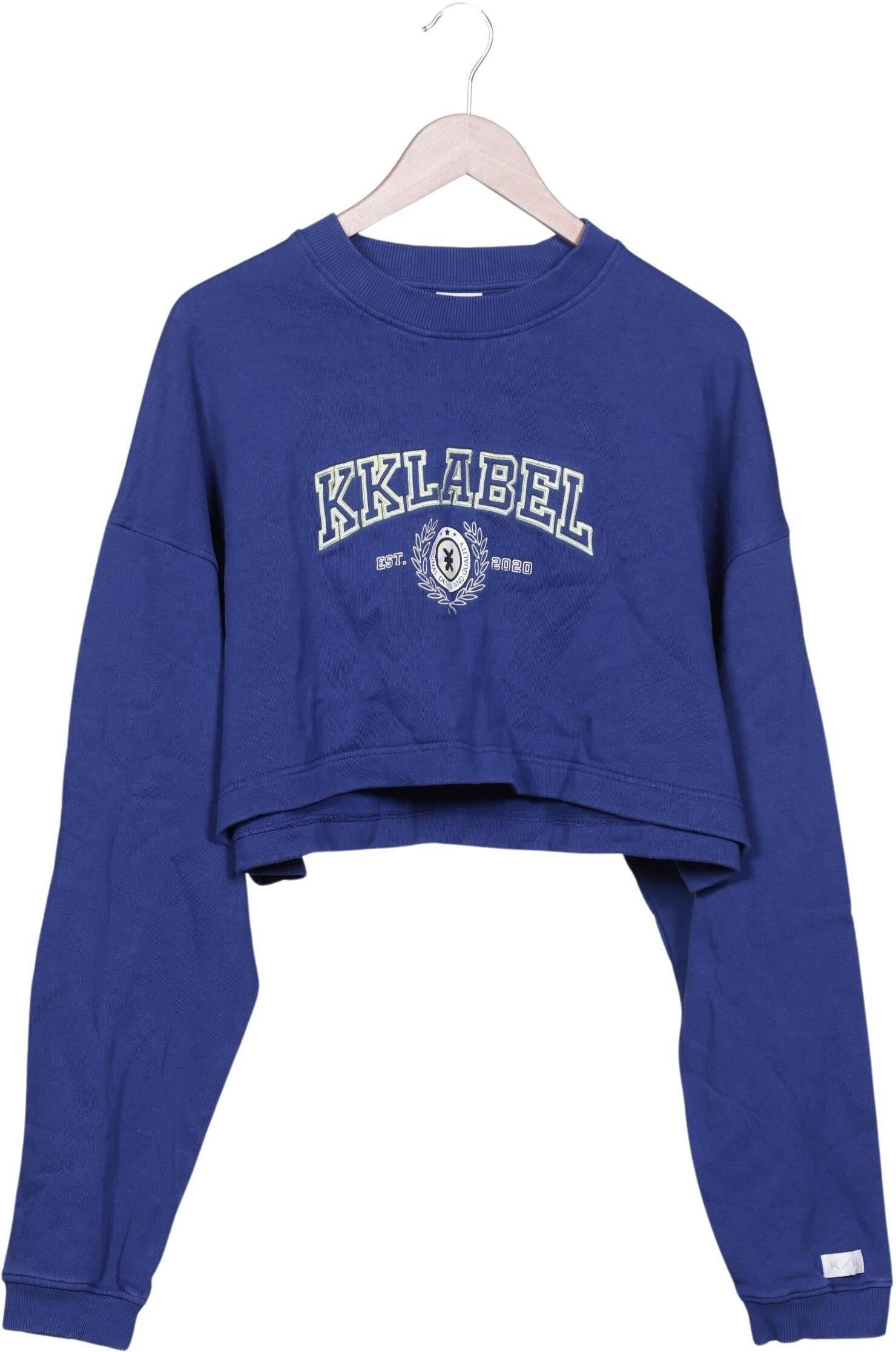 Karo Kauer Damen Sweater, Blau, Gr. XL, Baumwolle - Second Hand