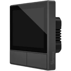 Sonoff NSPanel Smart WiFi Wandschalter mit LED-Bedienfeld, Thermostat und Schalterfunktionen, Smart Home Hub, Schwarz