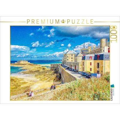CALVENDO Puzzle Saint Malo | 1000 Teile Lege-Größe 64x48cm Foto-Puzzle für glückliche Stunden