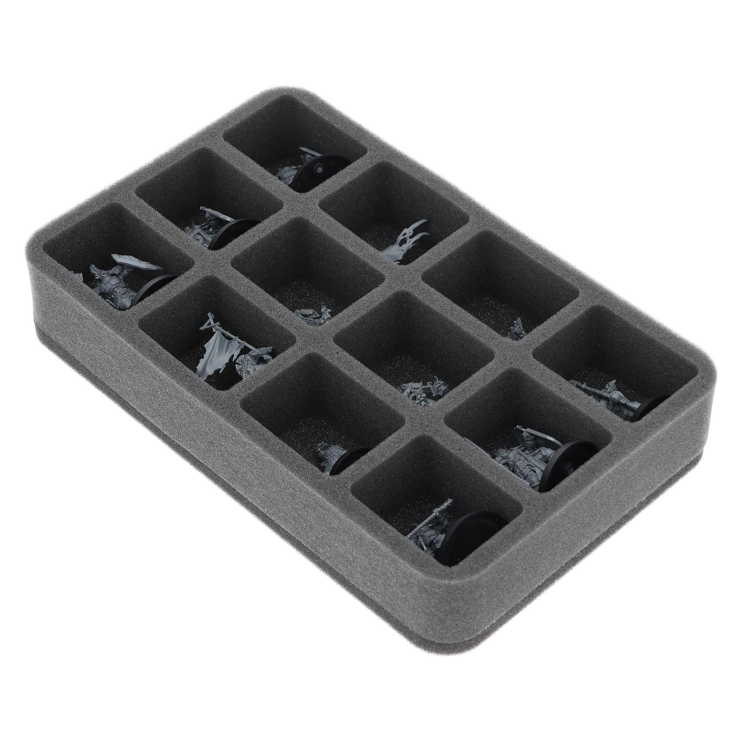 Feldherr HS040A051 Schaumstoffeinlage für Skaven - 12 Fächer (Schaumstoff) (HS040A051)