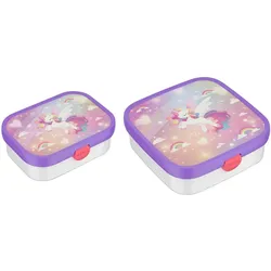 Mepal Campus (2025) Brotdosen-Set, Lunchbox, Weiss, Violett