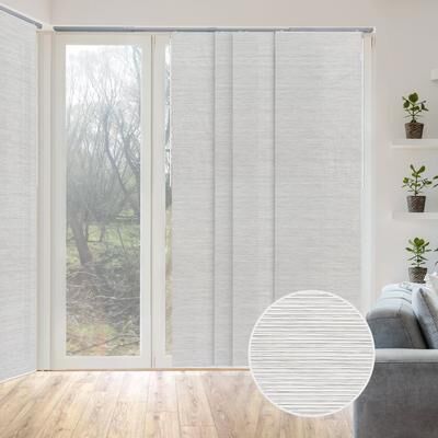 "GoDear Design Adjustable Sliding Panel Track Blinds, Vertical Blinds, Classic, 45.8""- 86"" W x 96"" L"