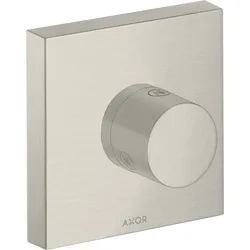 Hansgrohe AXOR ShowerSolutions Vierwegeumstellung Unterputz, Edelstahl Optic, Trio/Quattro F-Set eckig BSO