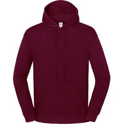 Fruit of the Loom Iconic 250 Hooded Sweat Unisex Hoodie mit CiCLO® Technologie, leicht & nachhaltig, burgund, M