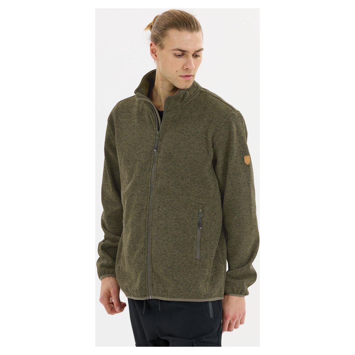Whistler Sampton M Melange Fleece Jacket black ink (1071) XL W191189-1071-XL