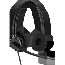 HP Poly Mission 4xx (Kabelgebunden, USB-A, USB-C, Microsoft Teams), Office Headset, Schwarz