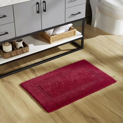 Better Trends Lux Bath Rug Set, 100% Cotton Tufted Reversible Bath Mats, Soft Absorbent, Machine Washable Rugs for Shower