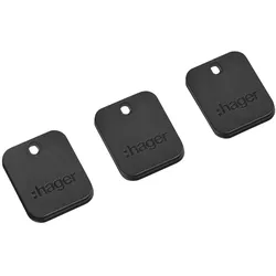 Hager XVA400 RFID Schlüsselanhänger drei Stück Ladestation Zubehör