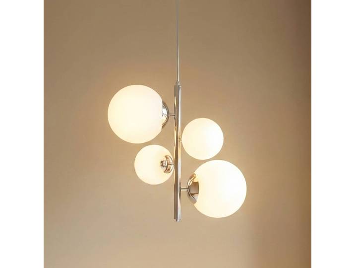 Hängeleuchte Dione ALDEX, dimmbar, chrom / silber, für Wohn- / Esszimmer, Glas, Modern