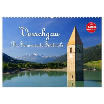 Vinschgau - Die Sonnenseite Südtirols (Wandkalender 2027 DIN A2 quer), CALVENDO Monatskalender