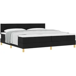 vidaXL, Boxspringbett, Qutenetta (Linien-Design) (200 x 200 cm)