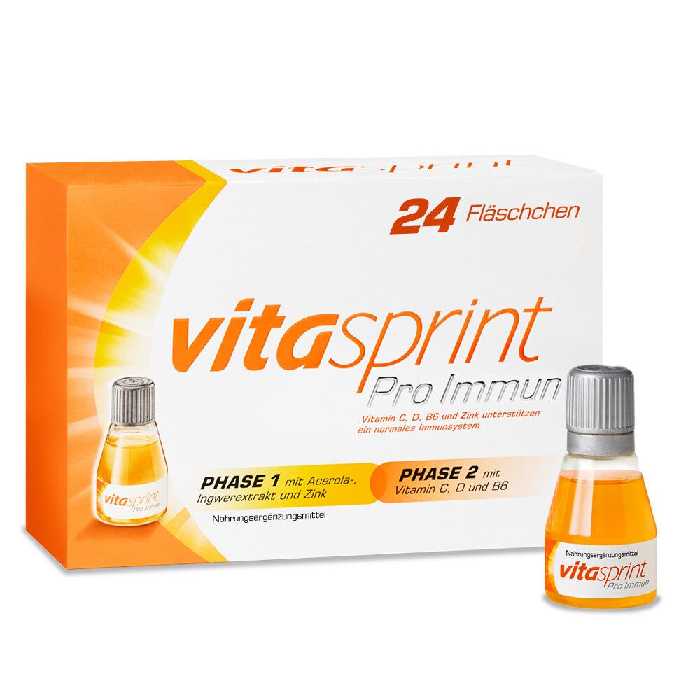 Vitasprint Pro Immun Trinkfläschchen 24 St Trinkampullen
