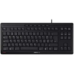 CHERRY STREAM KEYBOARD TKL Tastatur Universal USB QWERTZ Schweiz Schwarz
