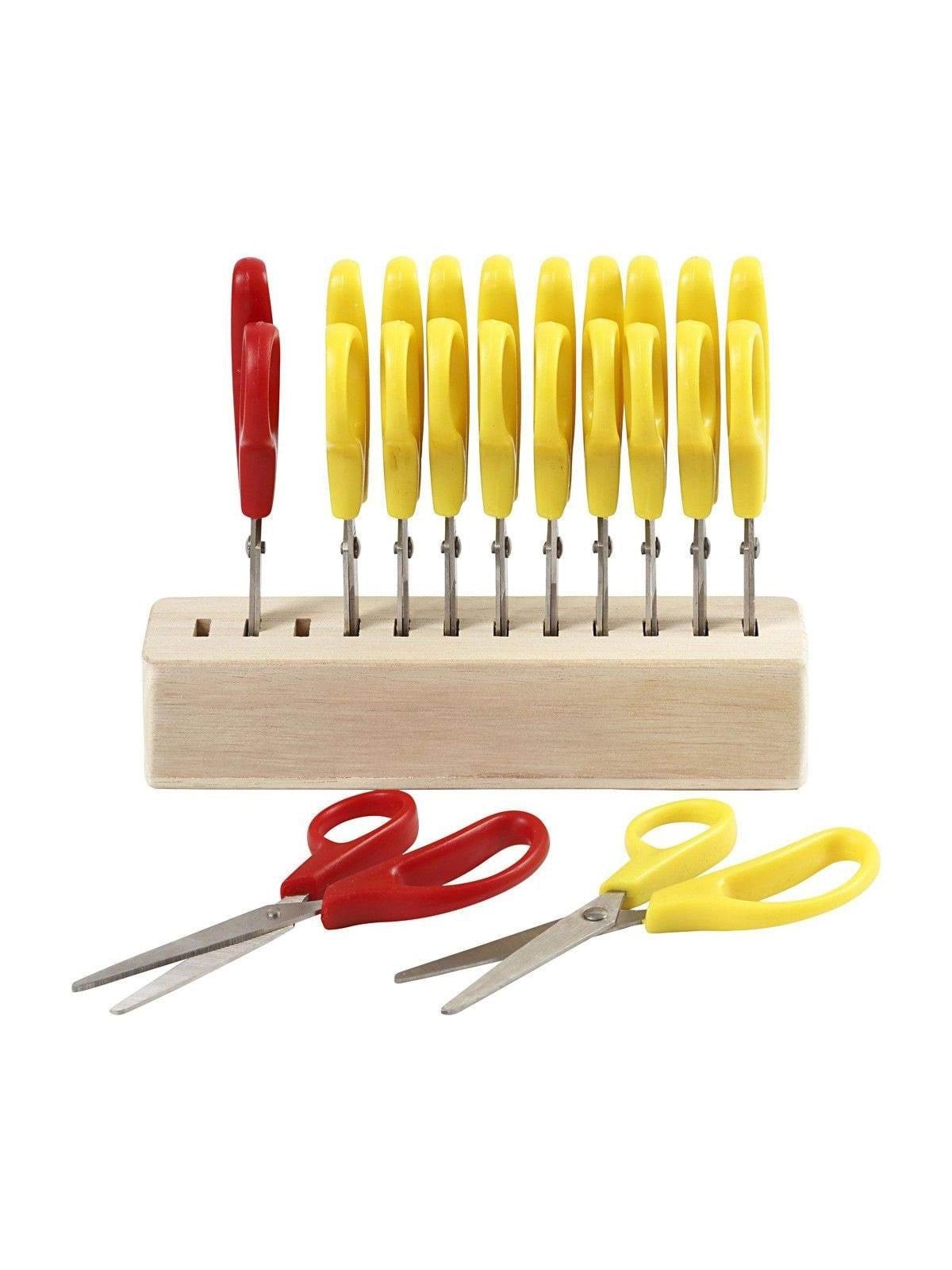 Creativ Company Children scissors with scissors block 12pcs