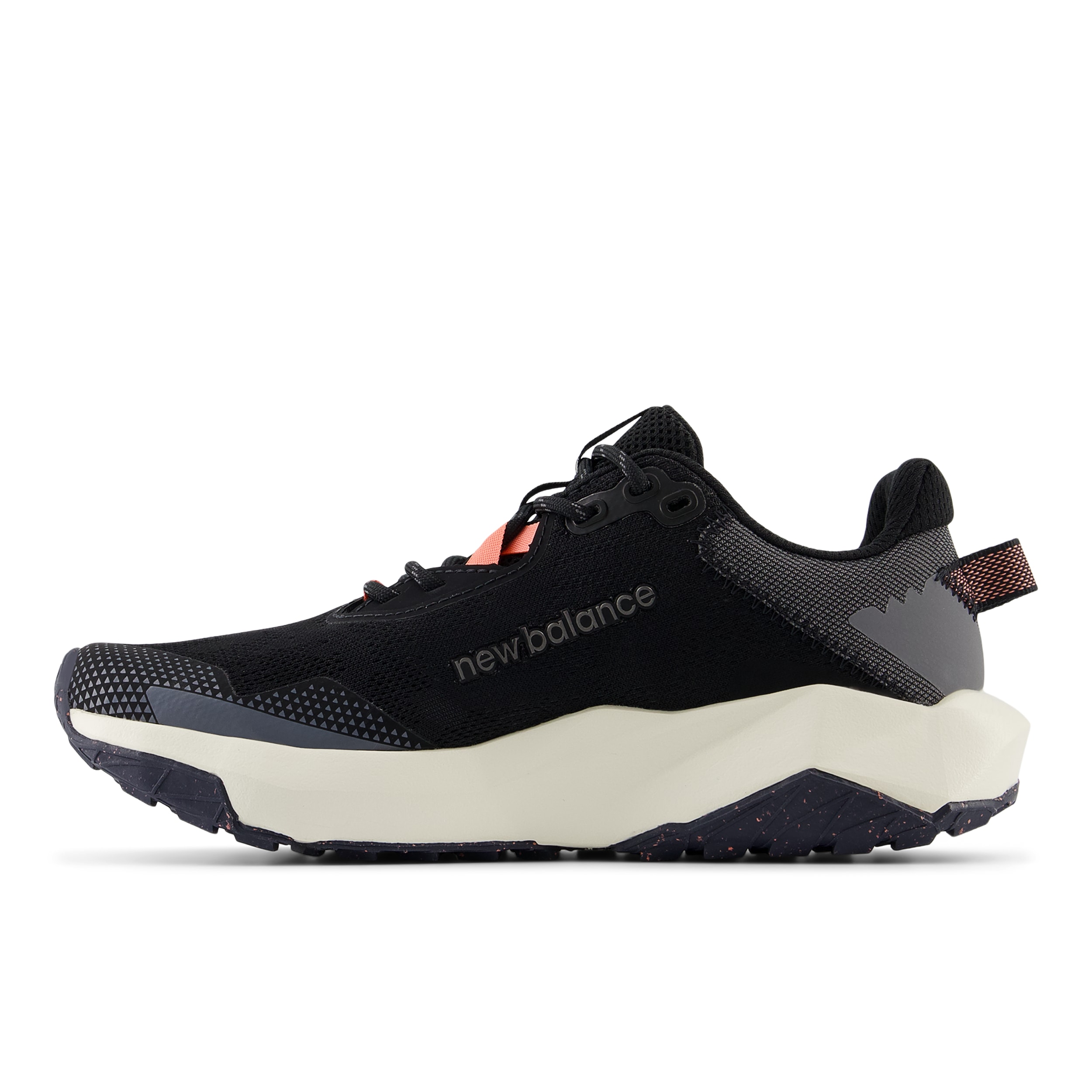 Laufschuh NEW BALANCE "DYNASOFT NITREL V6", Damen, Gr. 37, schwarz, Synthetik, Textil, Schuhe Laufschuh, Trailrunning-Schuhe für leichte Trails schwarz 37