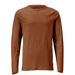MASCOT Herren Langarmshirt Nussbraun XXL - 22581-983-54-2XL - Nussbraun