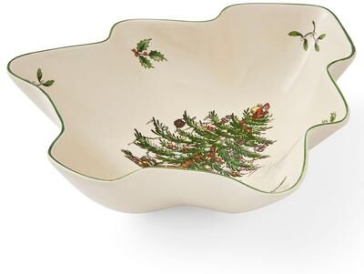 Spode Christmas Tree Tree Shaped Dish - 9 inch