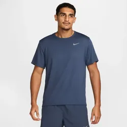 NIKE UV Miler Dri-FIT kurzarm Laufshirt Herren 437 - thunder blue/reflective silv L