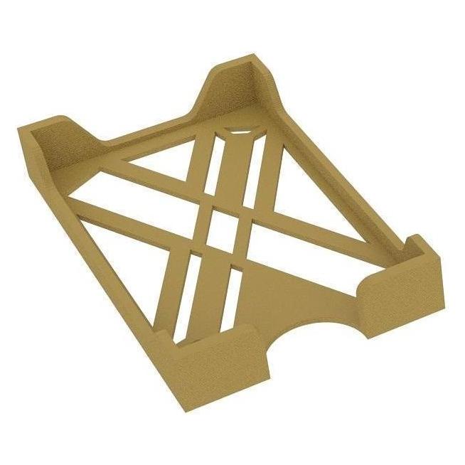 Feldherr Kartenhalter für Tarot Size 71x120mm, 1 Fach, 50 Karten, gold (Kunststoff) (432213)