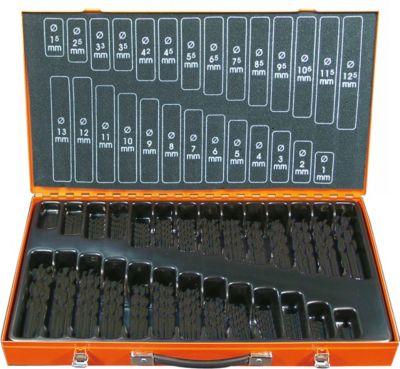 Projahn Spiralbohrer-Set, HSS-R, 220-teilig, Ø 1-13 mm / 0,5 mm Schritte, im Bohrer-Magazin