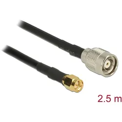 DELOCK HF Kabel RP-TNC -> SMA St/St 2.50m