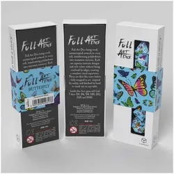 Q Workshop Full Art Dice Set: Butterfly