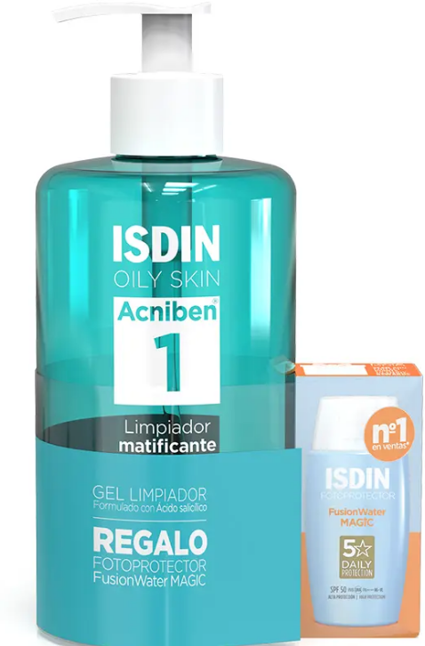 Isdin Acniben Mattifying Cleanser Case 2 Pieces