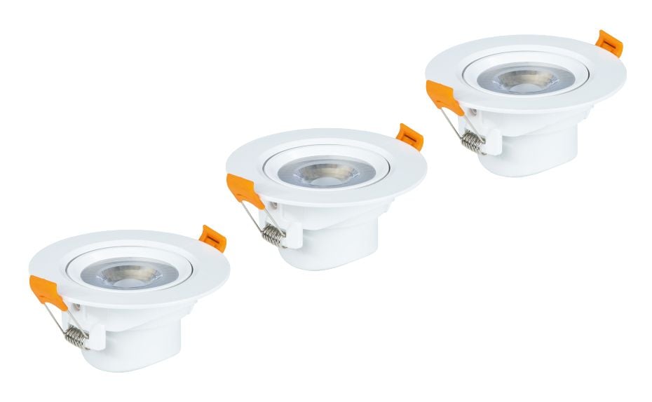 Xavax 112695 Einbaustrahler LED Warmweiß (3000K) Warmweiß AC 00112695