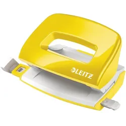 Leitz Locher »5060 NeXXt WOW Mini« gelb, 6.7x7.1x10 cm