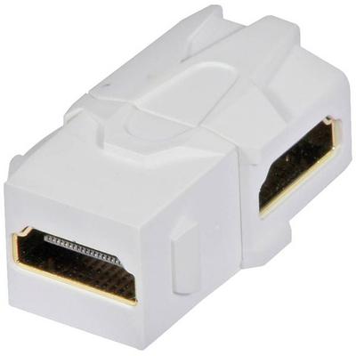 LINDY 60490 HDMI Adapter [1x HDMI-Buchse - 1x HDMI-Buchse] Weiß