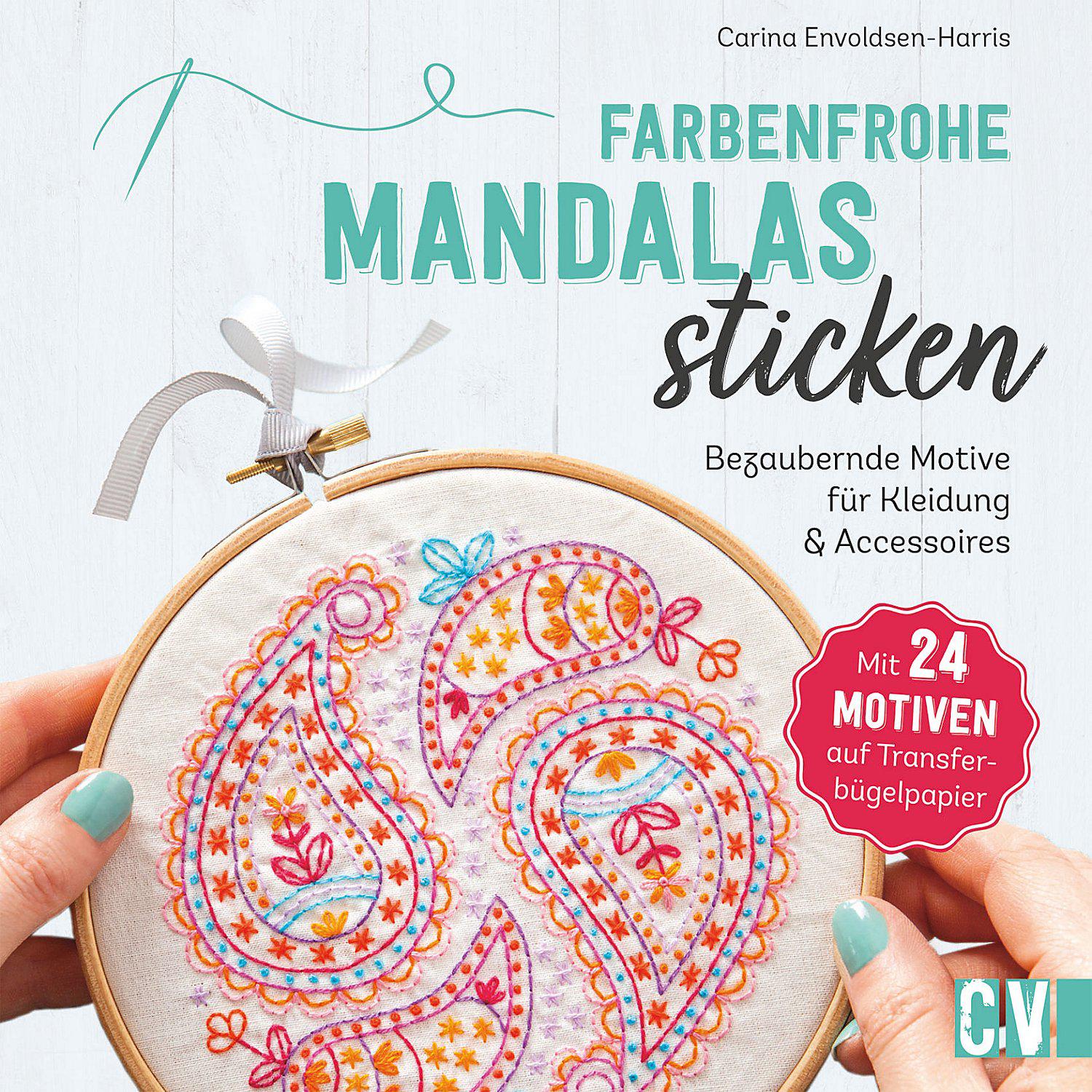 Buch "Farbenfrohe Mandalas sticken"