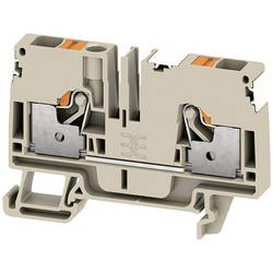 Weidmüller 2674870000 Durchgangsreihenklemme 8.1 mm Push-In-Klemme, Steckanschluss Dunkelbeige 50 St. Piece