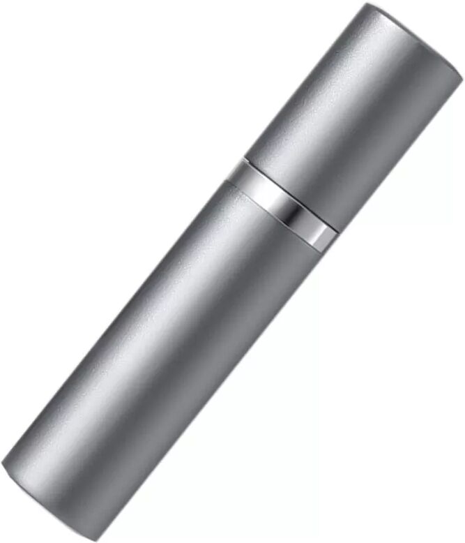 INF Atomiseur de parfum rechargeable 5ml - Gris Étoilé, spray de voyage portable avec nano-brume et liner intérieur en verre