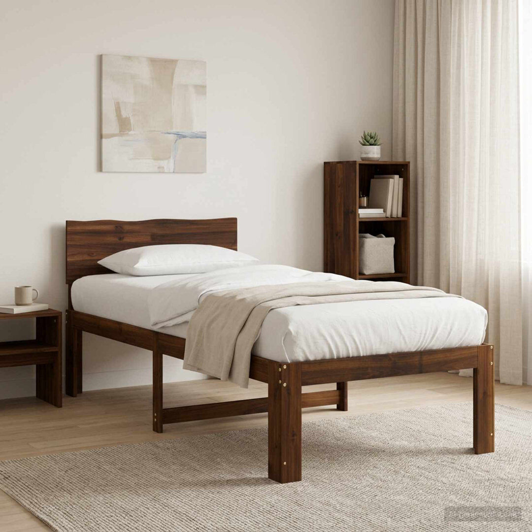 Natur Pur Solid Wood Bed Frame Natural Double (4'6)