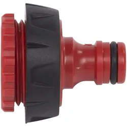 KREATOR KRTGR6022 Wasserhahn Adapter Schlauchadapter Hahnverbindung Anschluss 1" zu 3/4"