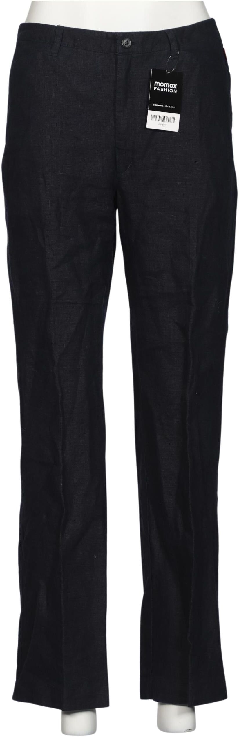 Jackpot Damen Stoffhose, Marineblau, Gr. W30, Leinen - Second Hand