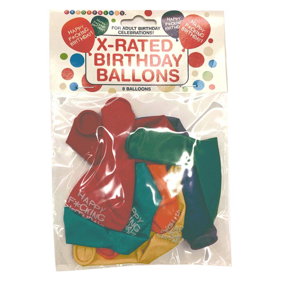 Little Genie Productions X-Rated Birthday Balloons (8x) (32980249)