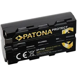 Patona PROTECT Akku für Sony NP-F550 (Kamera Akku), Kamera Stromversorgung, Schwarz