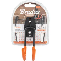 Wand-Werkzeughalter Bradas BASIC aus Stahl mit PVC-Beschichtung 15kg Organizer für Garage und Werkstatt DIY-HG1911