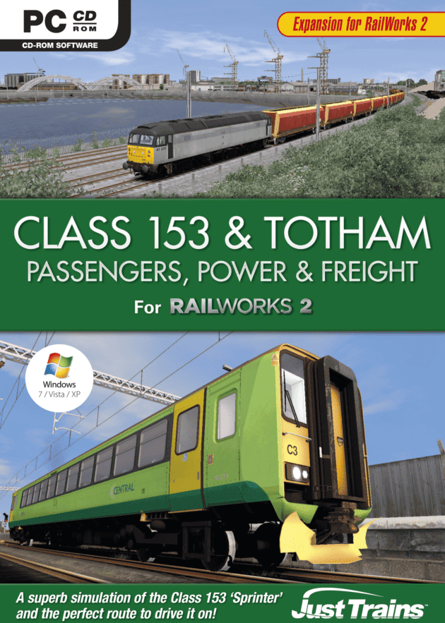Class 153 ; Totham Passengers [DVD] by JUST FLIGHT LTD - Railway Simulation