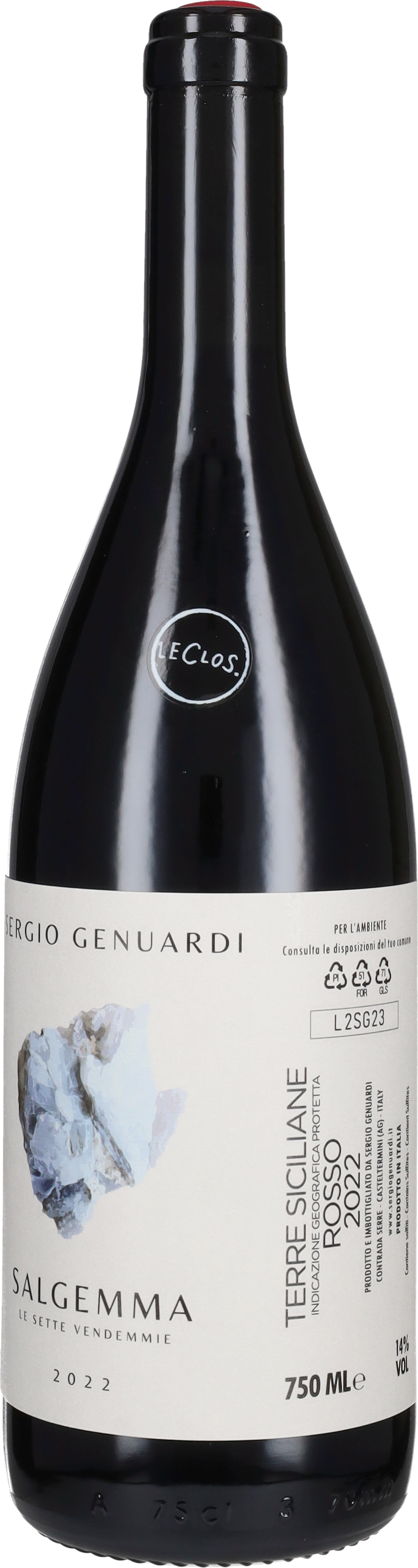 Genuardi Sergio Nero d'Avola 'Salgemma' Sergio Genuardi 2022