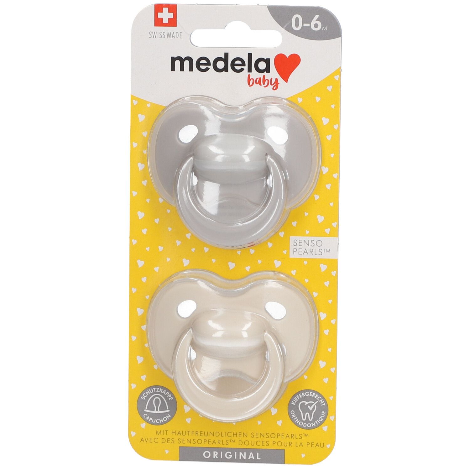 Medela Baby Original Fopspeen Pastel 0-6 Maanden DUO 2 St Schnuller