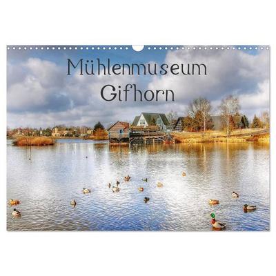 Mühlenmuseum Gifhorn (Wandkalender 2026 DIN A3 quer), CALVENDO Monatskalender