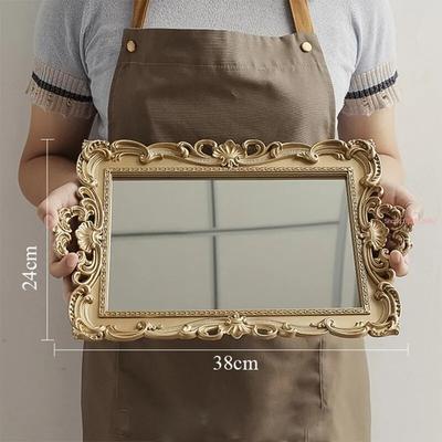 Shop Station Vintage Mirrored Vanity Tray For Perfume, Jewelry And Elegant Dresser Decor a